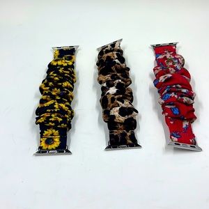Apple I-Phone Watch Compatible Scrunchy Stretchy Straps; 38mm/40mm Watch; BNNT